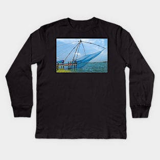 Chinese Nets, Kochi Kids Long Sleeve T-Shirt